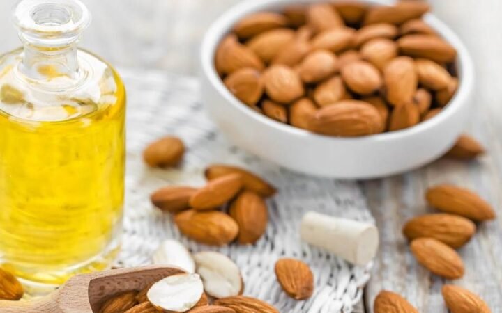 Pure Almond Oil for wrinkle free skin